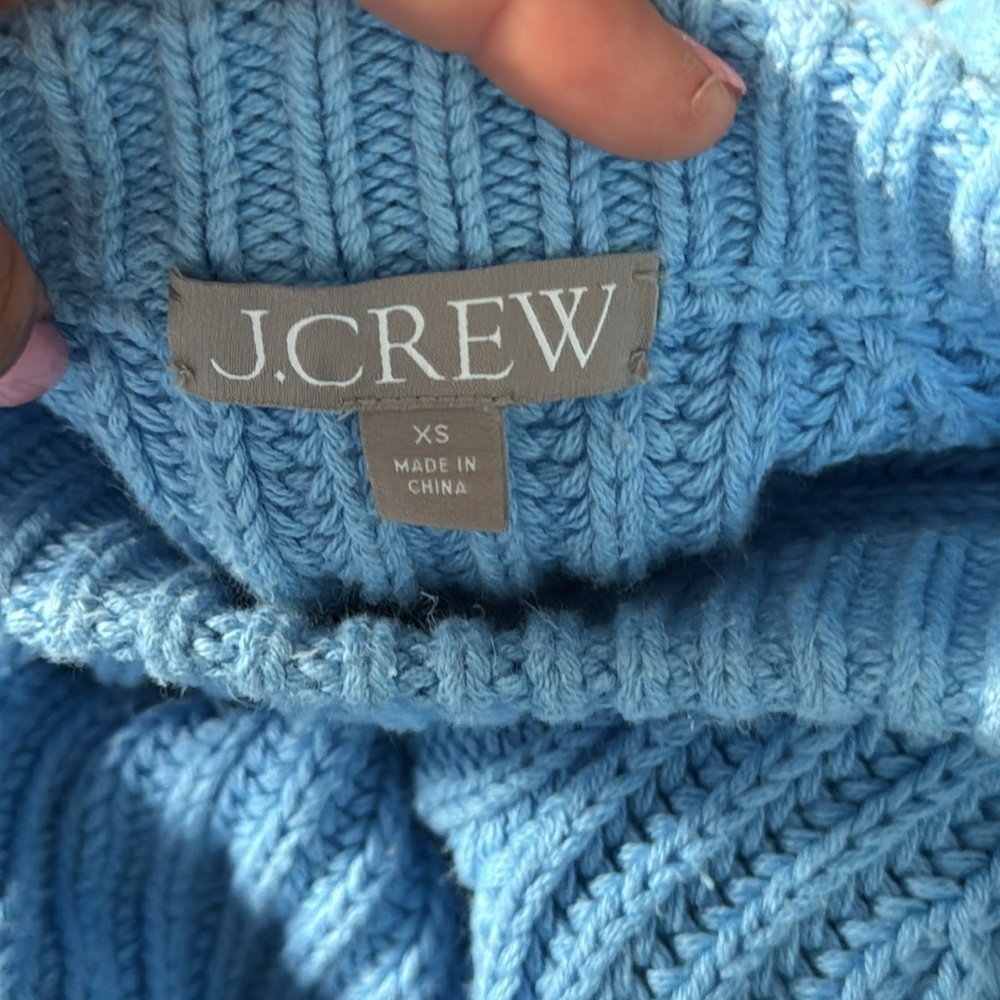 J Crew Heritage cotton fisherman crewneck sweater Size XS - Picture 9 of 11